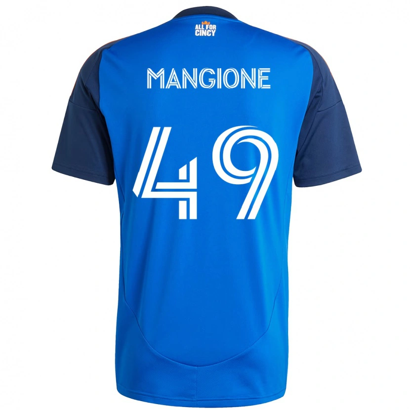 Danxen Kinder Peter Mangione #49 Weiß Blau Orange Heimtrikot Trikot 2025/26 T-Shirt Schweiz
