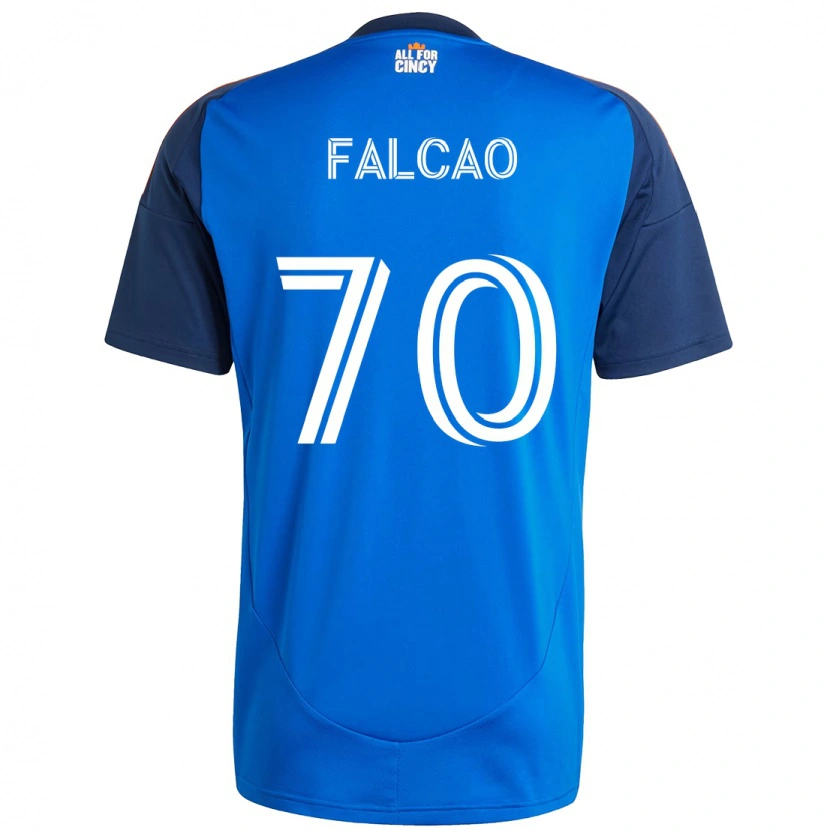 Danxen Kinder Kiano Falcao #70 Weiß Blau Orange Heimtrikot Trikot 2025/26 T-Shirt Schweiz
