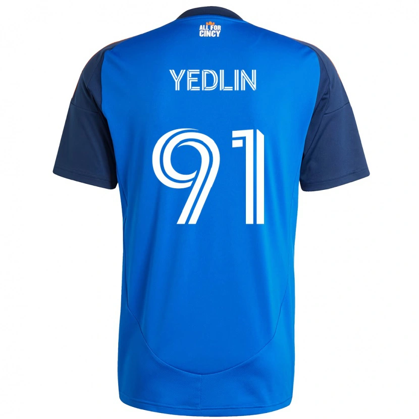 Danxen Kinder Deandre Yedlin #91 Weiß Blau Orange Heimtrikot Trikot 2025/26 T-Shirt Schweiz
