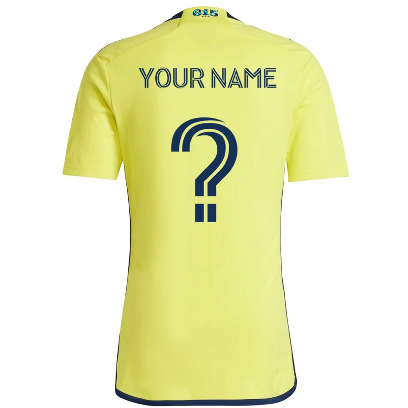Danxen Kinder Ihren Namen #0 Gelb Marineblau Heimtrikot Trikot 2025/26 T-Shirt Schweiz