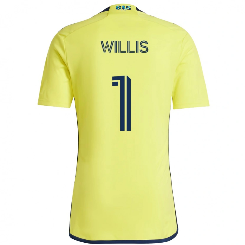 Danxen Kinder Joe Willis #1 Gelb Marineblau Heimtrikot Trikot 2025/26 T-Shirt Schweiz