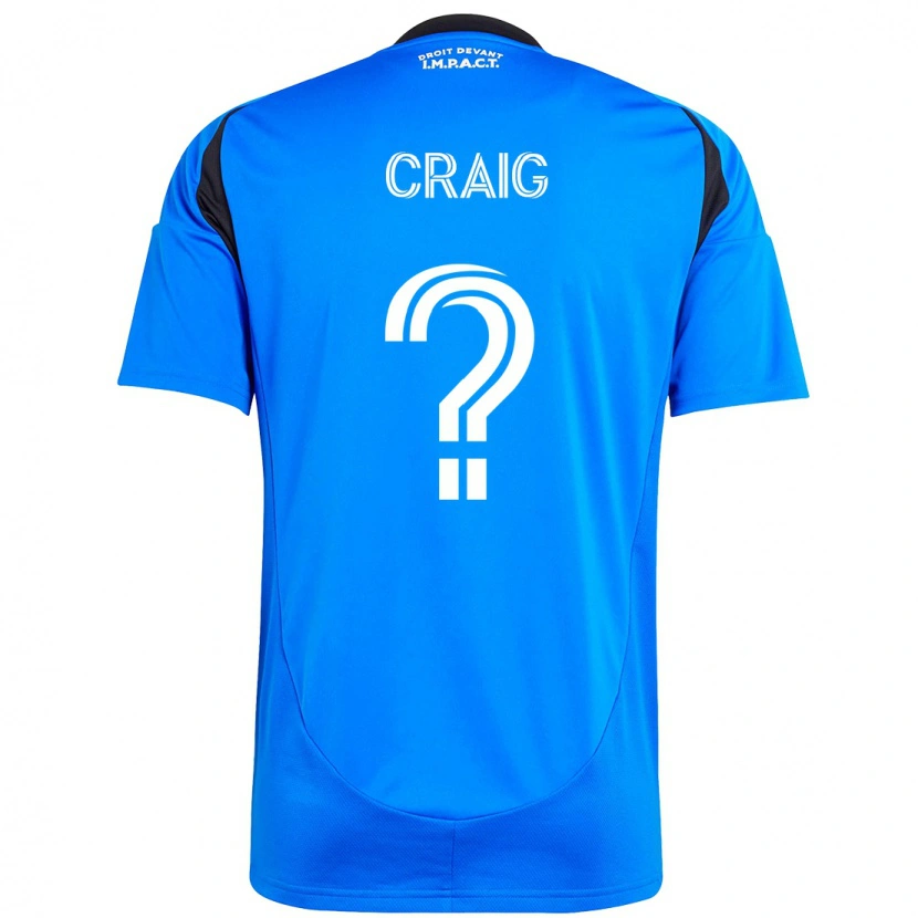 Danxen Kinder Brandan Craig #0 Himmelblau Dunkelblau Heimtrikot Trikot 2025/26 T-Shirt Schweiz