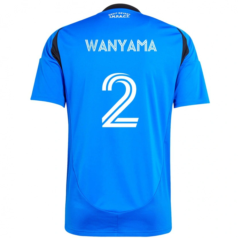 Danxen Kinder Victor Wanyama #2 Dunkelblau Schwarz Heimtrikot Trikot 2025/26 T-Shirt Schweiz