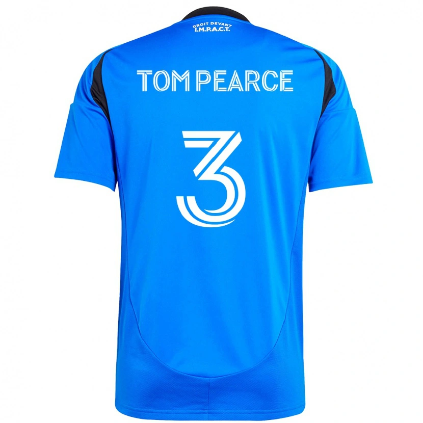 Danxen Kinder Tom Pearce #3 Himmelblau Dunkelblau Heimtrikot Trikot 2025/26 T-Shirt Schweiz