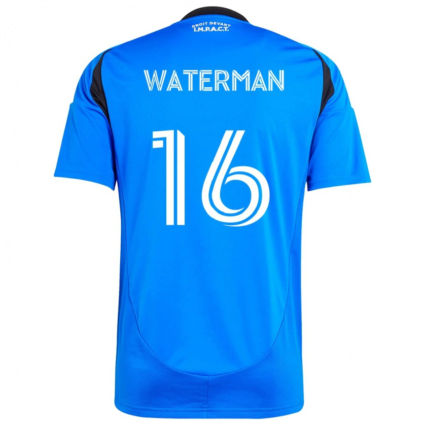 Danxen Kinder Joel Waterman #16 Dunkelblau Schwarz Heimtrikot Trikot 2025/26 T-Shirt Schweiz