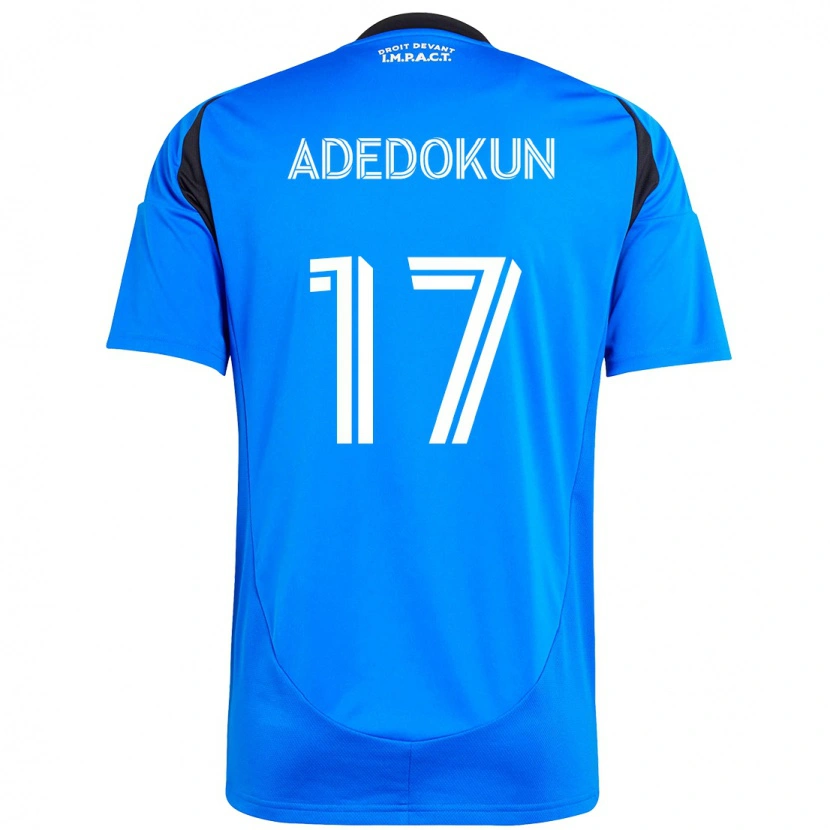 Danxen Kinder Michael Adedokun #17 Himmelblau Dunkelblau Heimtrikot Trikot 2025/26 T-Shirt Schweiz