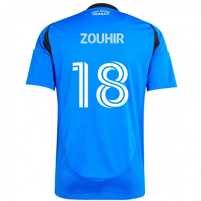 Danxen Kinder Rida Zouhir #18 Himmelblau Dunkelblau Heimtrikot Trikot 2025/26 T-Shirt Schweiz