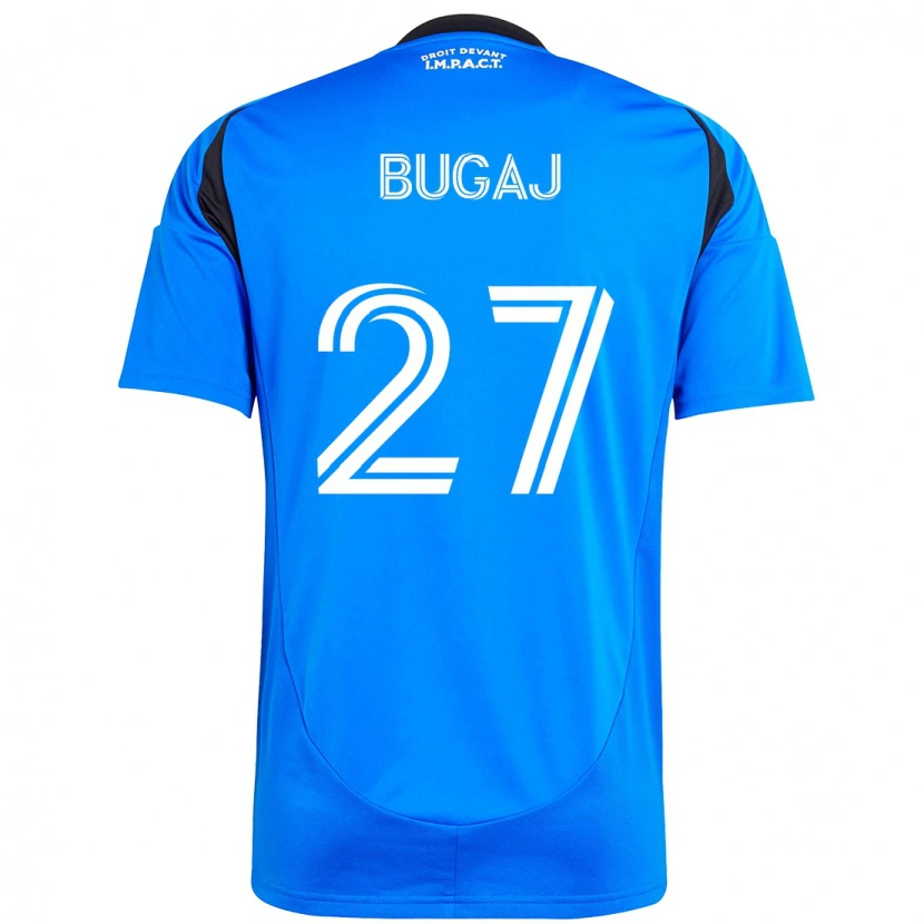 Danxen Kinder Dawid Bugaj #27 Himmelblau Dunkelblau Heimtrikot Trikot 2025/26 T-Shirt Schweiz