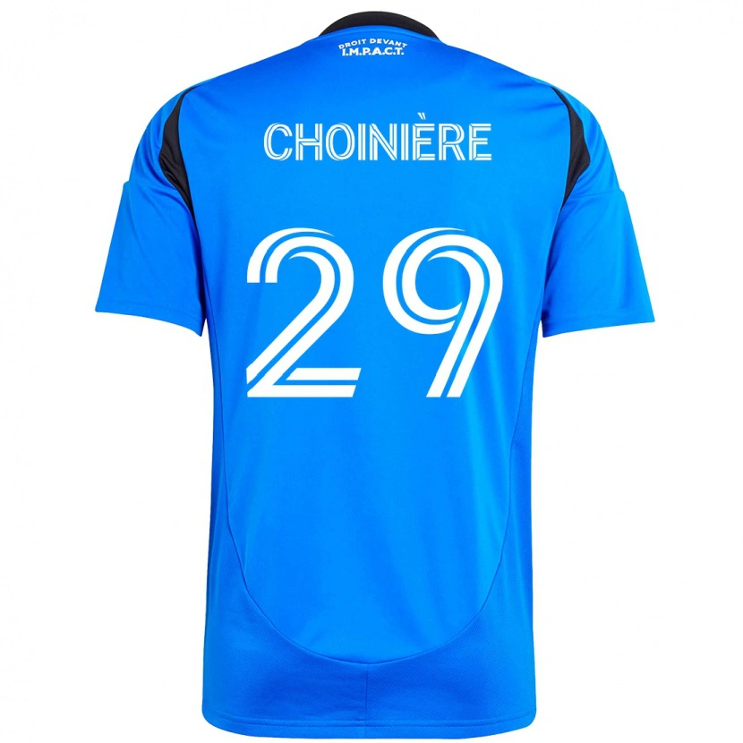 Danxen Kinder Mathieu Choinière #29 Himmelblau Dunkelblau Heimtrikot Trikot 2025/26 T-Shirt Schweiz