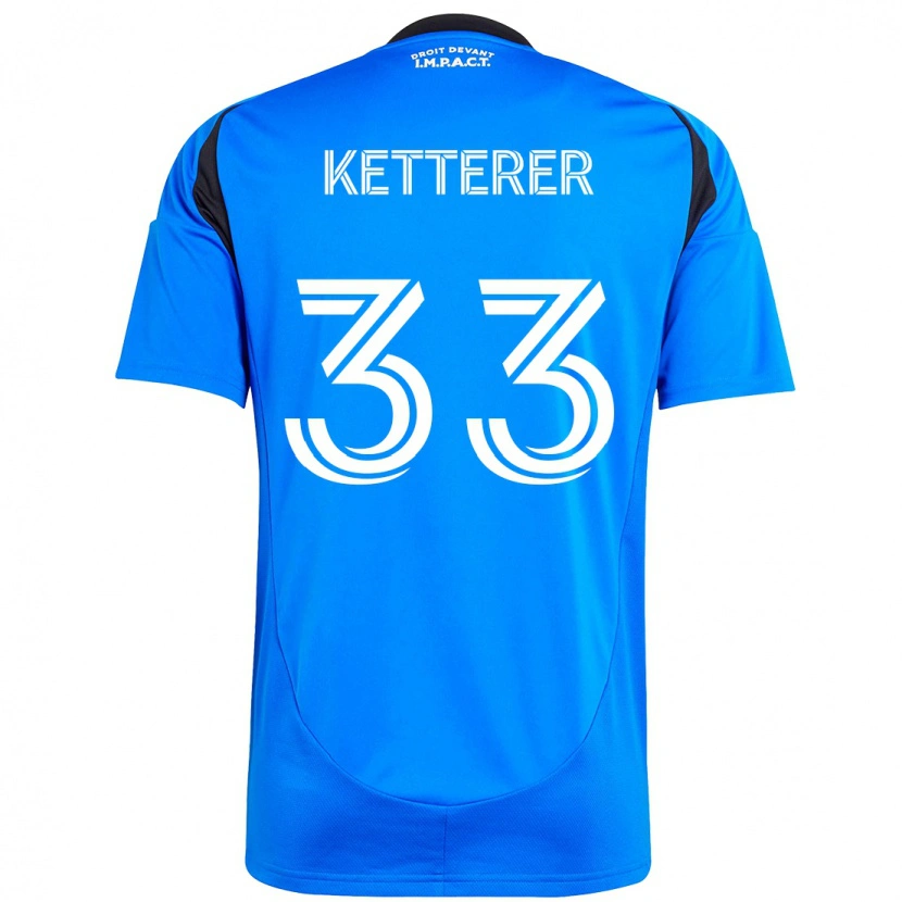 Danxen Kinder Logan Ketterer #33 Himmelblau Dunkelblau Heimtrikot Trikot 2025/26 T-Shirt Schweiz