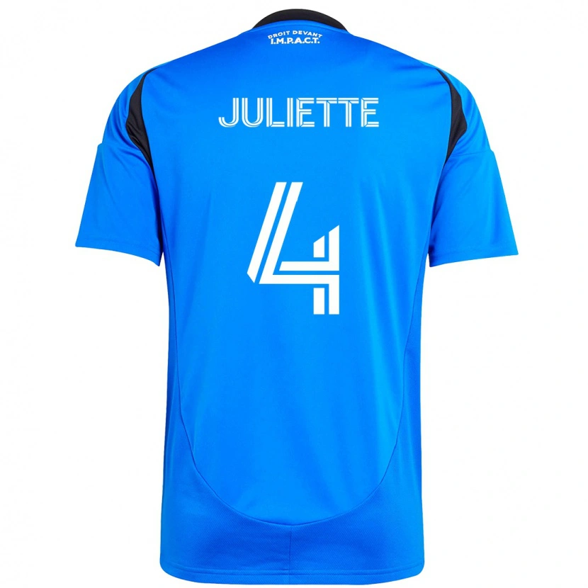 Danxen Kinder Perreault Juliette #4 Himmelblau Dunkelblau Heimtrikot Trikot 2025/26 T-Shirt Schweiz