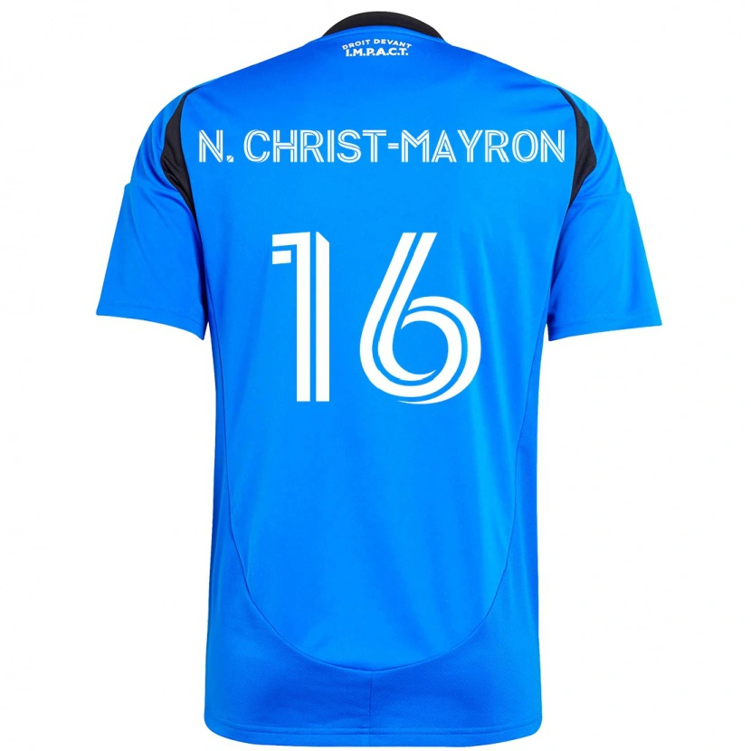 Danxen Kinder Brou Aya N'ta Christ-Mayron #16 Dunkelblau Schwarz Heimtrikot Trikot 2025/26 T-Shirt Schweiz