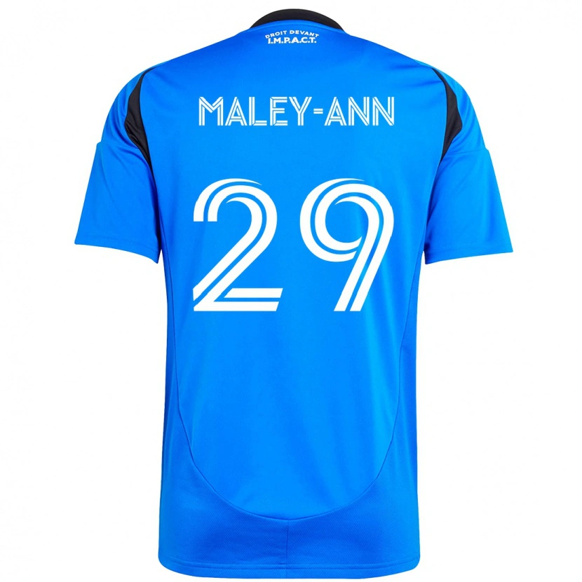 Danxen Kinder Caron Maley-Ann #29 Dunkelblau Schwarz Heimtrikot Trikot 2025/26 T-Shirt Schweiz