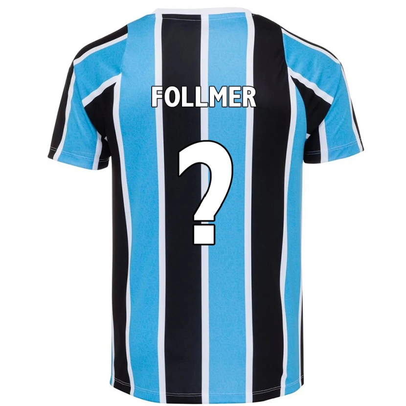 Danxen Kinder Luan Follmer #0 Blau Schwarz Weiß Heimtrikot Trikot 2025/26 T-Shirt Schweiz