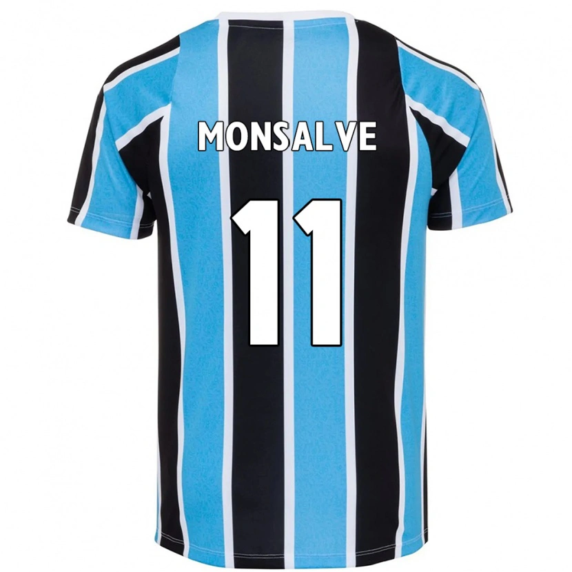 Danxen Kinder Miguel Monsalve #11 Weiß Blau Heimtrikot Trikot 2025/26 T-Shirt Schweiz