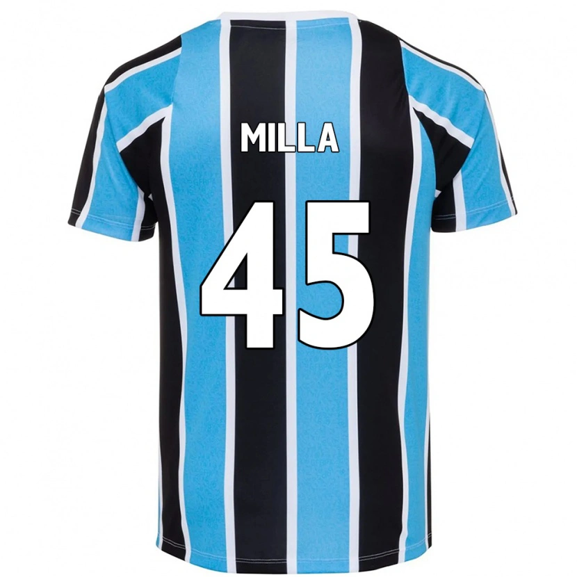 Danxen Kinder Lucas Milla #45 Weiß Blau Heimtrikot Trikot 2025/26 T-Shirt Schweiz