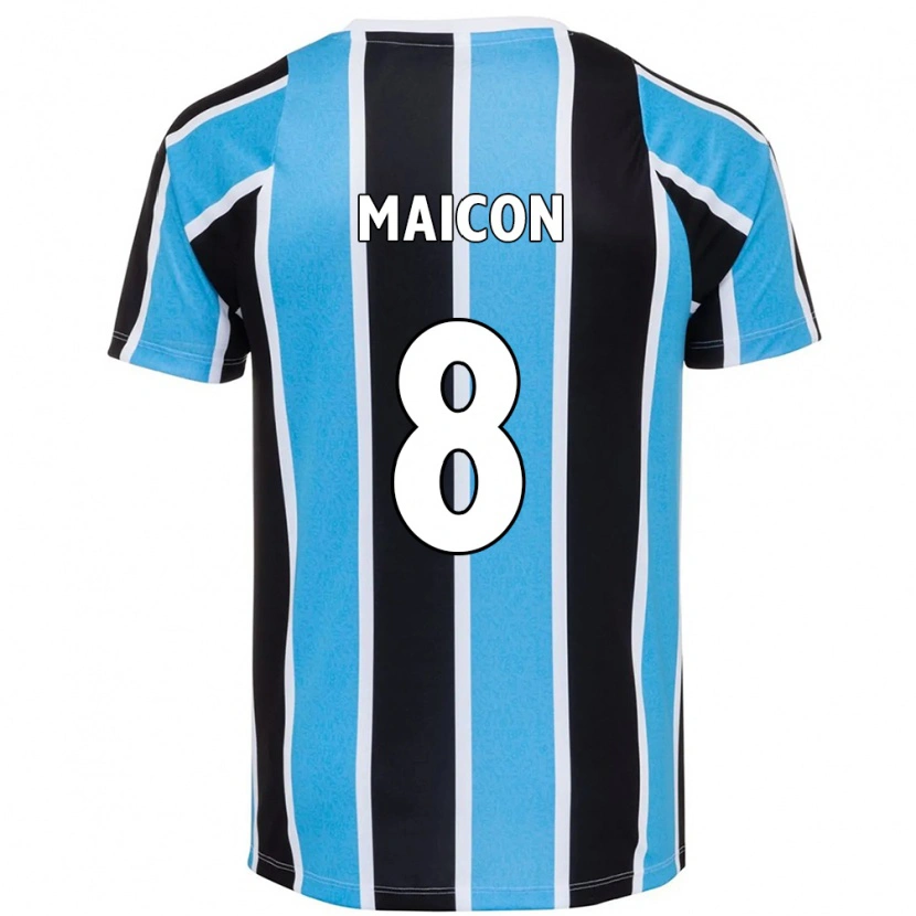Danxen Kinder Maicon #8 Weiß Blau Heimtrikot Trikot 2025/26 T-Shirt Schweiz