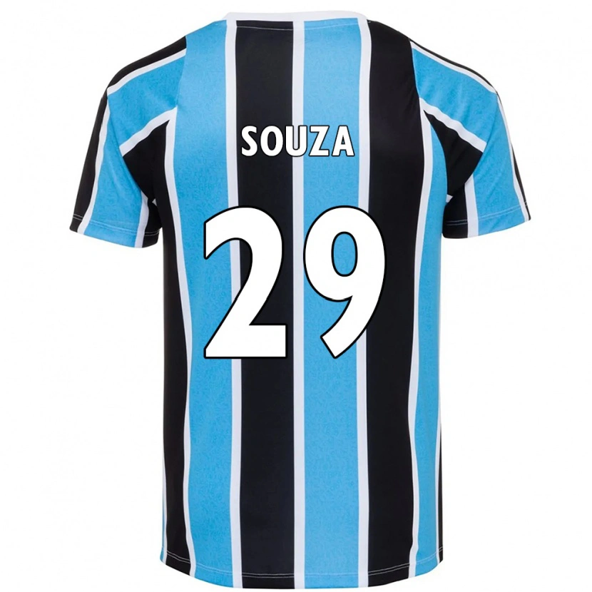 Danxen Kinder Diego Souza #29 Weiß Blau Heimtrikot Trikot 2025/26 T-Shirt Schweiz
