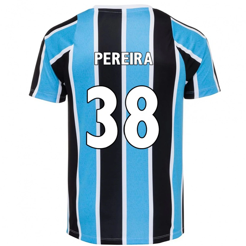 Danxen Kinder Leo Pereira #38 Weiß Blau Heimtrikot Trikot 2025/26 T-Shirt Schweiz