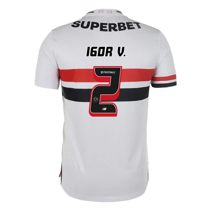 Danxen Kinder Igor Vinícius #2 Schwarz Rot Heimtrikot Trikot 2025/26 T-Shirt Schweiz