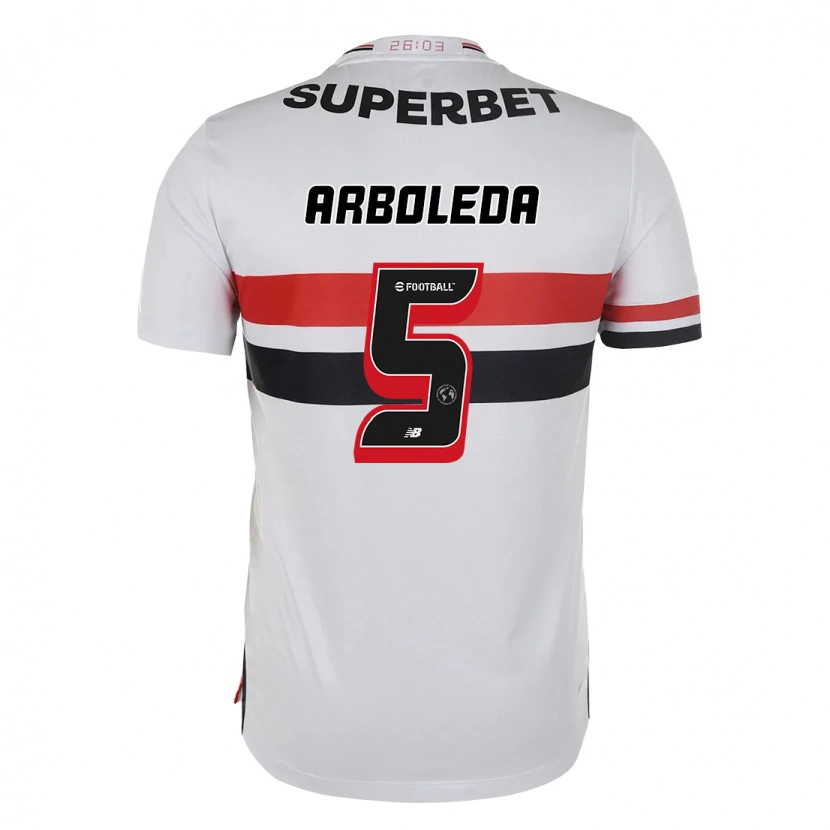 Danxen Kinder Robert Arboleda #5 Schwarz Rot Heimtrikot Trikot 2025/26 T-Shirt Schweiz