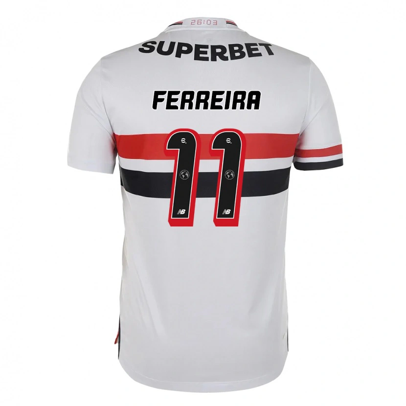 Danxen Kinder Ferreirinha #11 Schwarz Rot Heimtrikot Trikot 2025/26 T-Shirt Schweiz