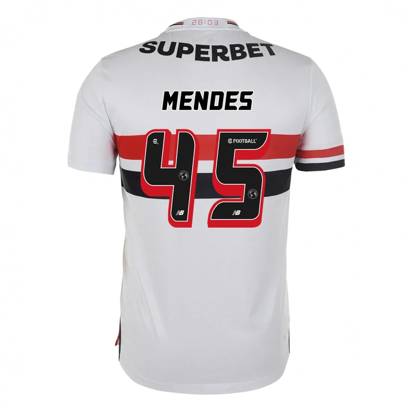 Danxen Kinder Nathan Mendes #45 Schwarz Rot Heimtrikot Trikot 2025/26 T-Shirt Schweiz