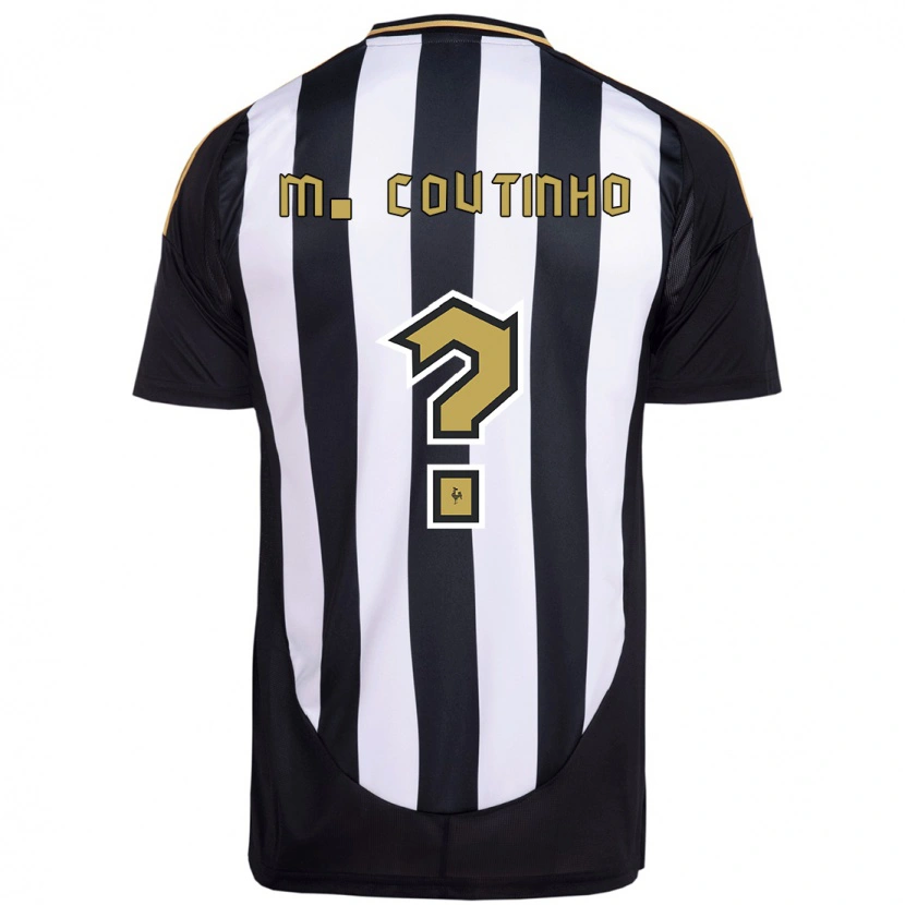 Danxen Kinder Murilo Coutinho #0 Weiß Schwarz Heimtrikot Trikot 2025/26 T-Shirt Schweiz