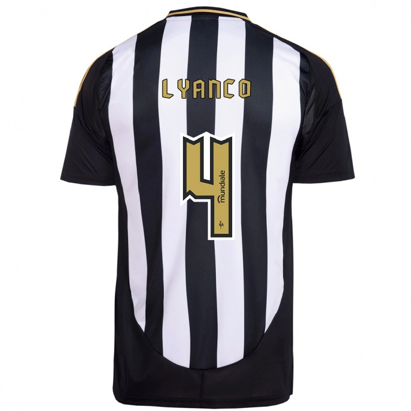 Danxen Kinder Lyanco #4 Off-White Heimtrikot Trikot 2025/26 T-Shirt Schweiz