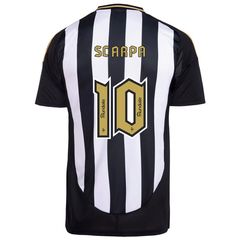 Danxen Kinder Gustavo Scarpa #10 Off-White Heimtrikot Trikot 2025/26 T-Shirt Schweiz