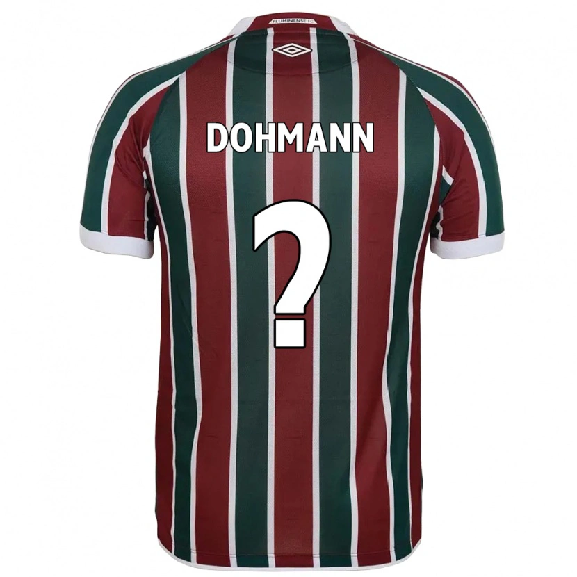 Danxen Kinder Dohmann #0 Grün Kastanienbraun Weiß Heimtrikot Trikot 2025/26 T-Shirt Schweiz