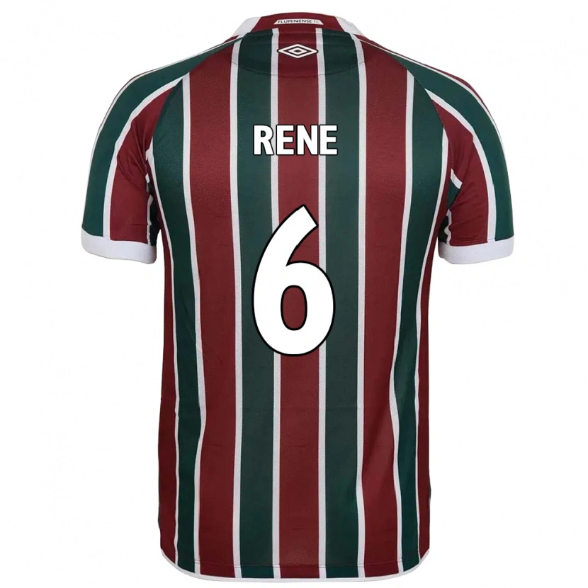 Danxen Kinder Renê #6 Weiß Grün Kastanienbraun Heimtrikot Trikot 2025/26 T-Shirt Schweiz
