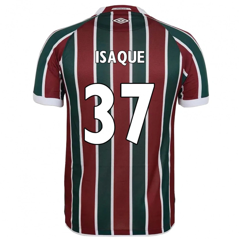 Danxen Kinder Isaque #37 Grün Kastanienbraun Weiß Heimtrikot Trikot 2025/26 T-Shirt Schweiz