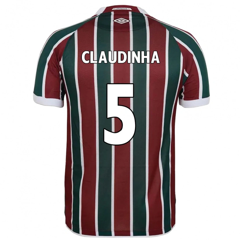 Danxen Kinder Claudinha #5 Weiß Grün Kastanienbraun Heimtrikot Trikot 2025/26 T-Shirt Schweiz