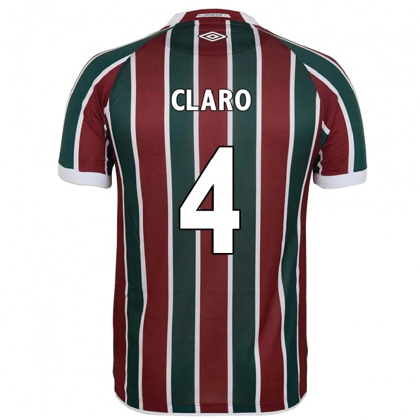 Danxen Kinder Luccas Claro #4 Weiß Grün Kastanienbraun Heimtrikot Trikot 2025/26 T-Shirt Schweiz