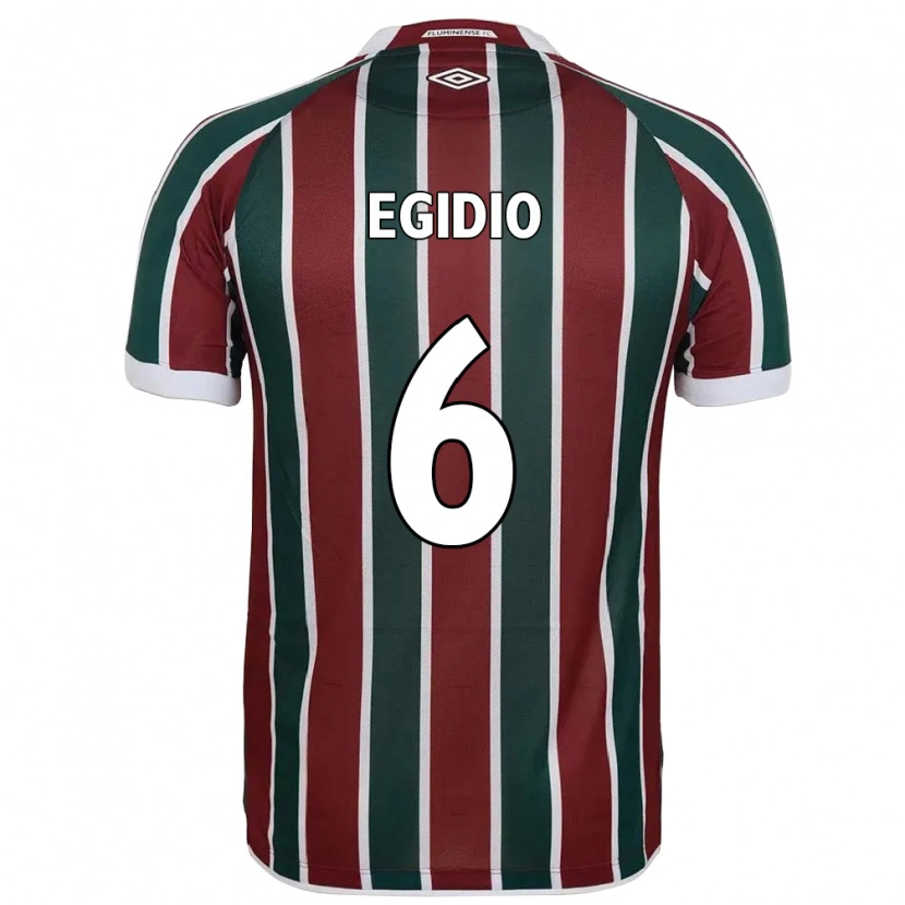 Danxen Kinder Egidio #6 Weiß Grün Kastanienbraun Heimtrikot Trikot 2025/26 T-Shirt Schweiz