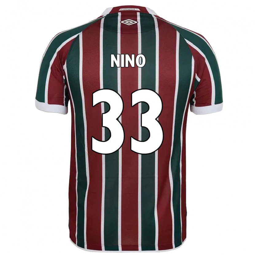 Danxen Kinder Nino #33 Weiß Grün Kastanienbraun Heimtrikot Trikot 2025/26 T-Shirt Schweiz