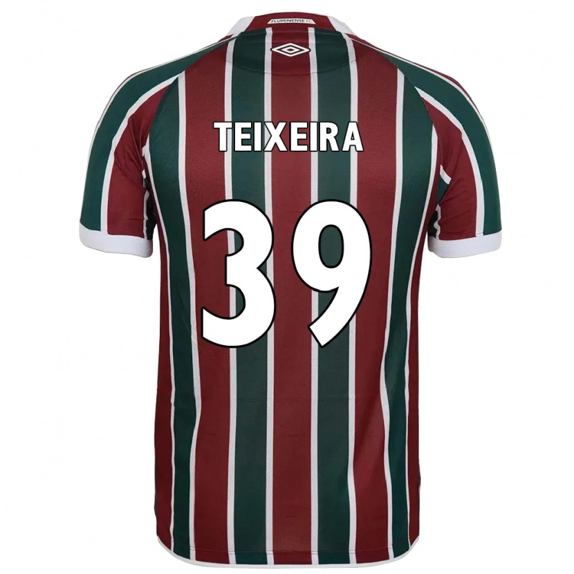 Danxen Kinder Gabriel Teixeira #39 Weiß Grün Kastanienbraun Heimtrikot Trikot 2025/26 T-Shirt Schweiz