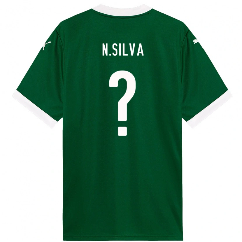 Danxen Kinder Ney Silva #0 Weiß Grün Heimtrikot Trikot 2025/26 T-Shirt Schweiz