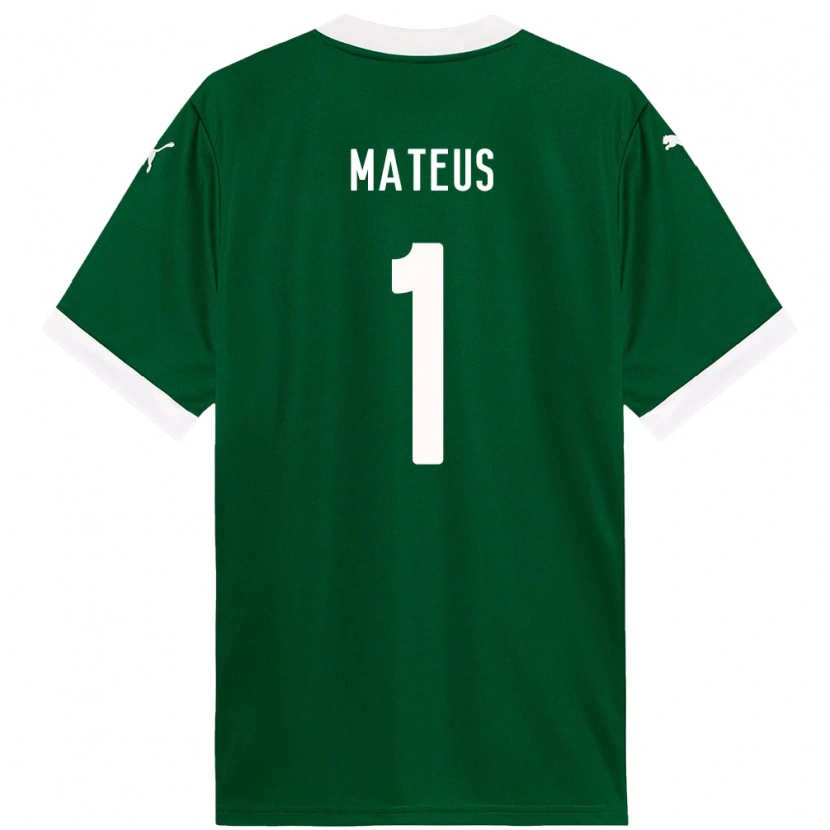 Danxen Kinder Mateus #1 Weiß Grün Heimtrikot Trikot 2025/26 T-Shirt Schweiz
