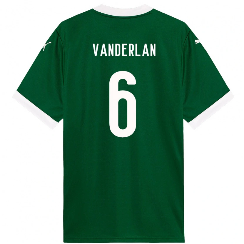 Danxen Kinder Vanderlan #6 Weiß Grün Heimtrikot Trikot 2025/26 T-Shirt Schweiz