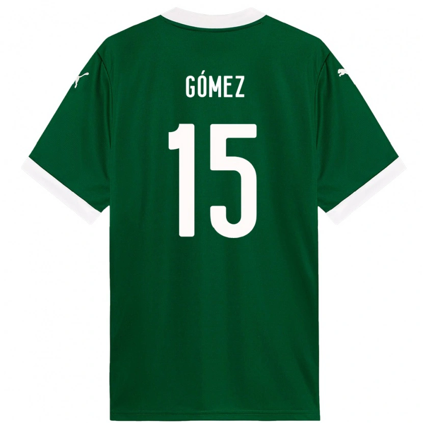Danxen Kinder Gustavo Gómez #15 Weiß Grün Heimtrikot Trikot 2025/26 T-Shirt Schweiz
