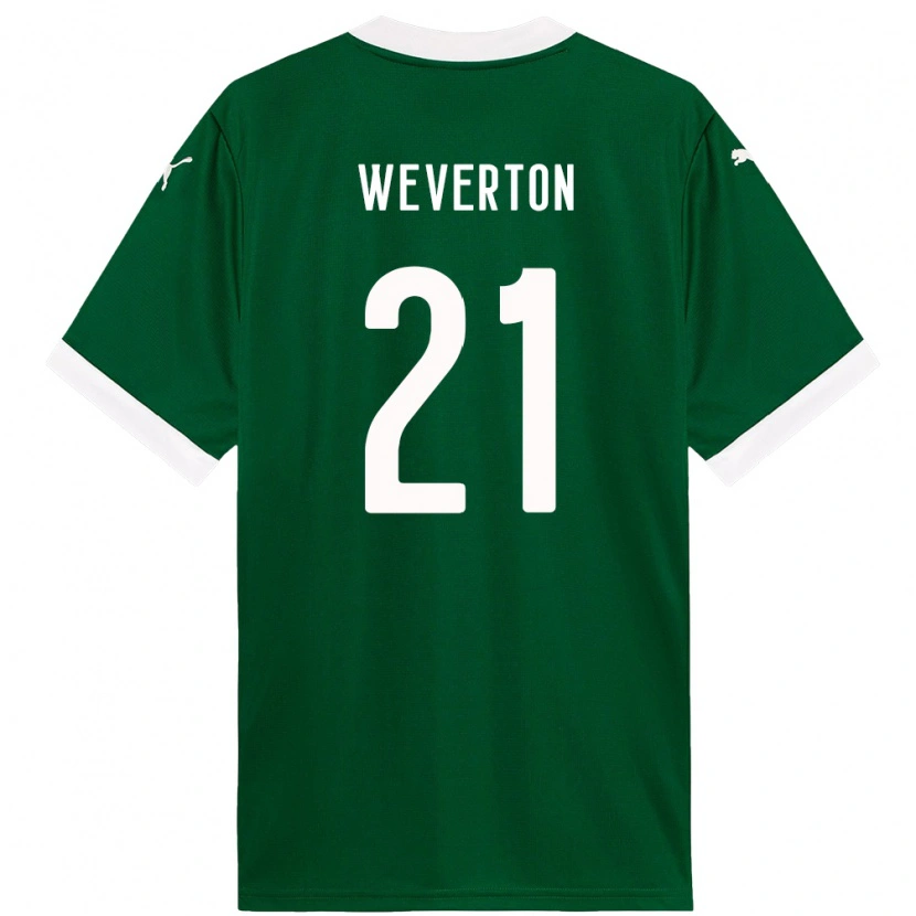 Danxen Kinder Weverton #21 Weiß Grün Heimtrikot Trikot 2025/26 T-Shirt Schweiz