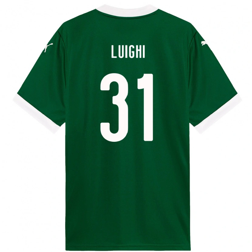 Danxen Kinder Luighi #31 Weiß Grün Heimtrikot Trikot 2025/26 T-Shirt Schweiz