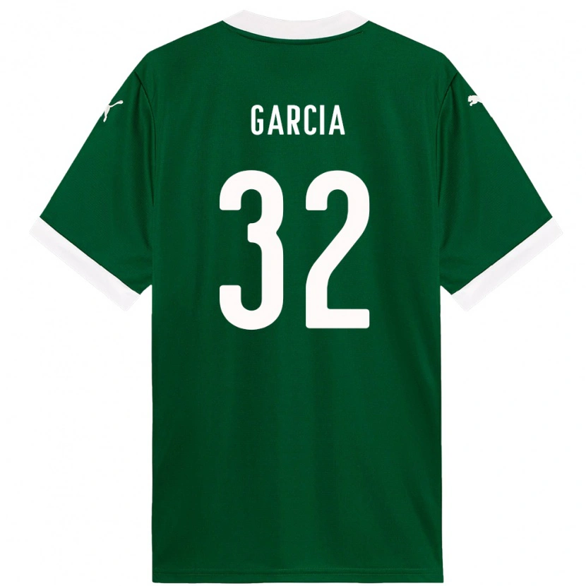 Danxen Kinder Garcia #32 Weiß Grün Heimtrikot Trikot 2025/26 T-Shirt Schweiz