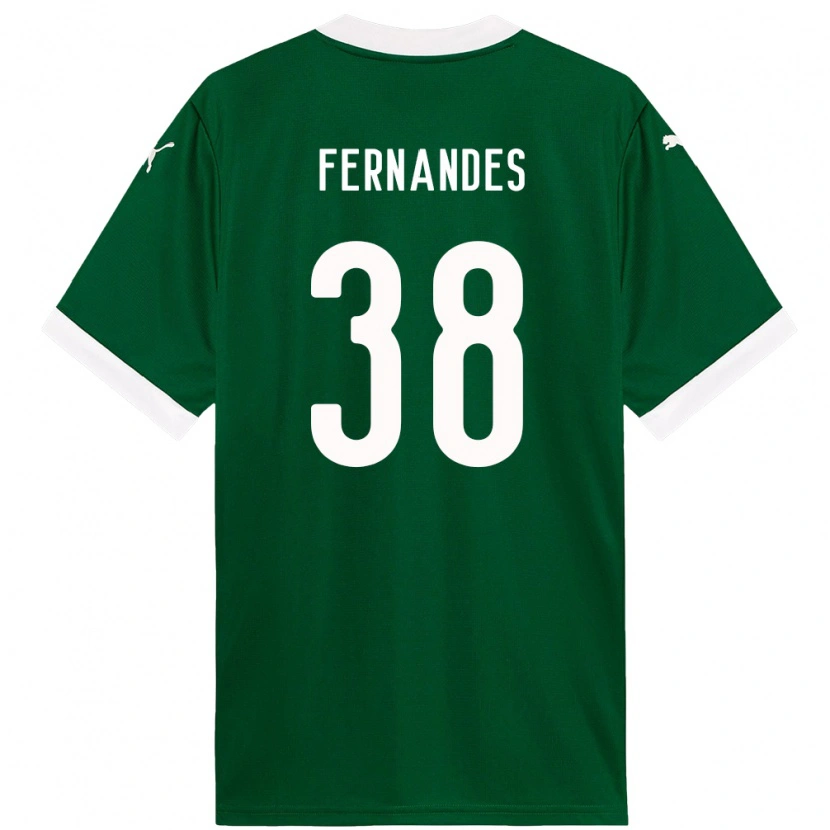 Danxen Kinder Matheus Fernandes #38 Weiß Grün Heimtrikot Trikot 2025/26 T-Shirt Schweiz