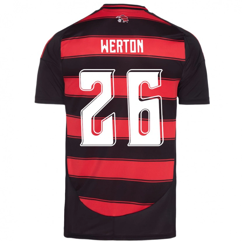 Danxen Kinder Werton #26 Weiß Rot Heimtrikot Trikot 2025/26 T-Shirt Schweiz