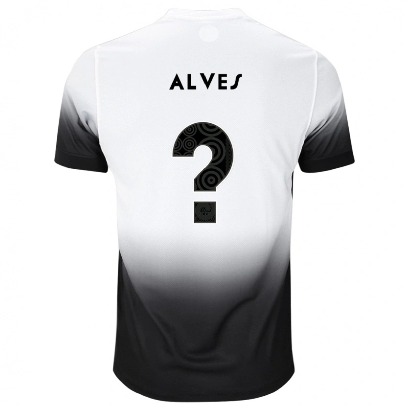 Danxen Kinder Andressa Alves #0 Schwarz Weiß Heimtrikot Trikot 2025/26 T-Shirt Schweiz