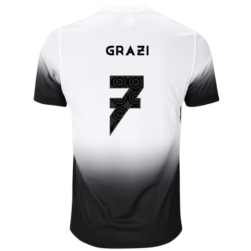 Danxen Kinder Grazi #7 Schwarz Weiß Heimtrikot Trikot 2025/26 T-Shirt Schweiz