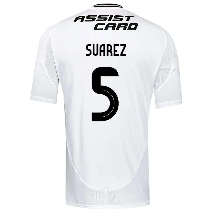 Danxen Kinder Nicolás Suarez #5 Schwarz Weiß Heimtrikot Trikot 2025/26 T-Shirt Schweiz